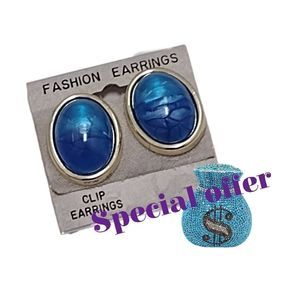 Special Offer Women's Blue Earrings